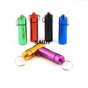 GREEN Water Resistant Aluminum Pill Fob